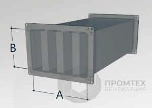 Шумоглушитель прямоугольный